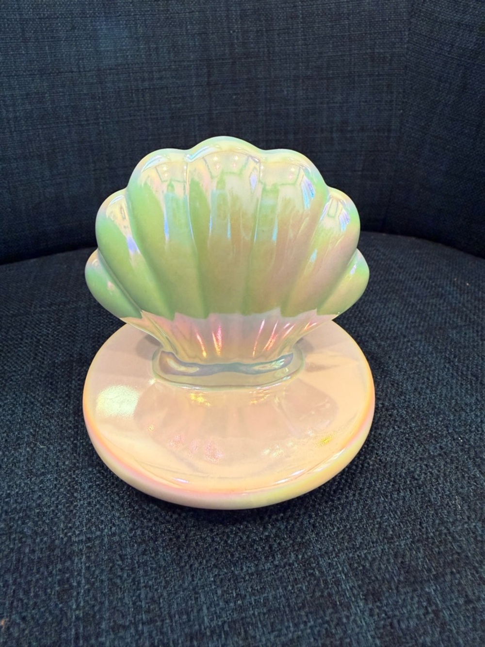 Rae Dunn “Part of Your World” Little Mermaid Iridescent Shell coffee mug topper